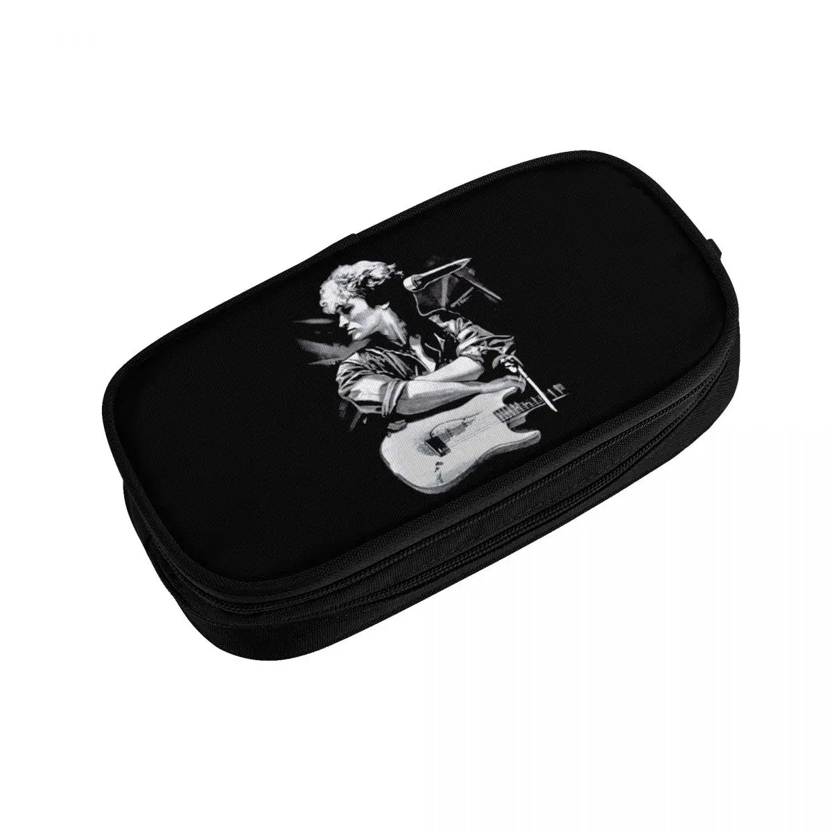 사용자 정의 Viktor Tsoi 기타 한국어 연필 케이스 소년 소녀 대용량 Rusian Rock Kino 연필 상자 학생 문구