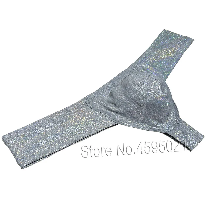 Men Gloss Wet Look Skimpy Boxer Shiny Metallic Luster Briefs Pouch Enhancing Bikini Underpants Hipster