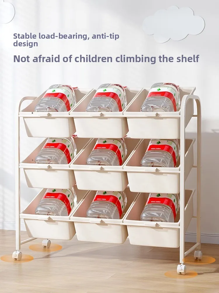 Children's Toy Storage Ra Stand Multi-layer Home Baby Storage Toy Organizer Simple Classin Sorting Box Storage Cabinet