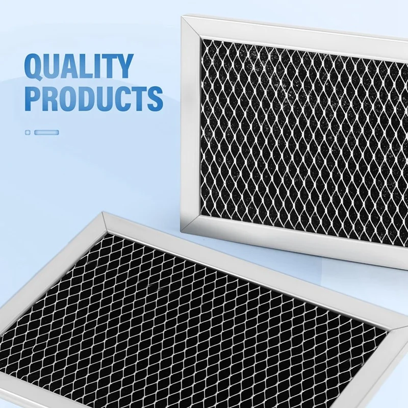 2Pcs Microwave Charcoal Filter Replacement For GE JX81B WB02X10733 Microwave Filter Air Carbon For Kitchen