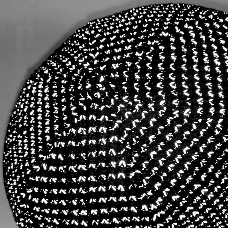 2024 New Reflective Knitted Hats Magical High Visibility Winter Warm Caps Women Men Bonnet Beanie Hat for Night Running Walking 5