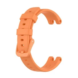 Soft Silicone Sport Band Strap for Garmin Lily - Smart Watch Replacement Bracelet Accessory (Orange)