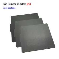 3 - Pack 3D Printer Build Platforms for Enhanced Printing Accuracy (3pcs for K10 model)