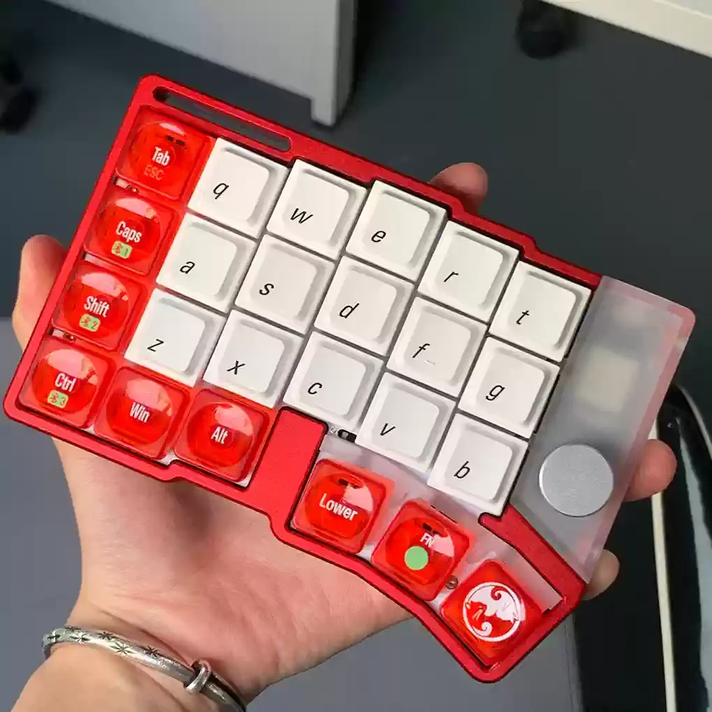 Cornix 分割キーボードワイヤレスデュアルモード 48 キー CNC バイアル