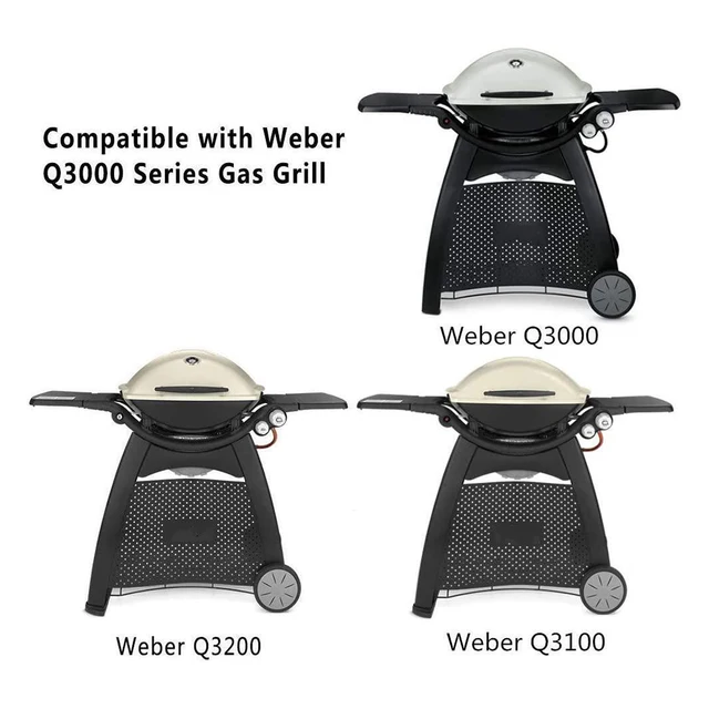 Rozsdamentes Acél Égő Cső Égője S221111111111Et Illeszkedik A Weber Q300/Q3000 Seri2222222222222222222S Gas -Grillhez - Image 6