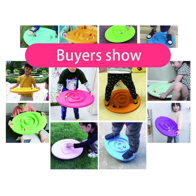 Rocking Balance Kid Seesaw Board Sensory Training Equipment Sensory Integration Training Indoor Outdoor Toy Physical Coordin 2