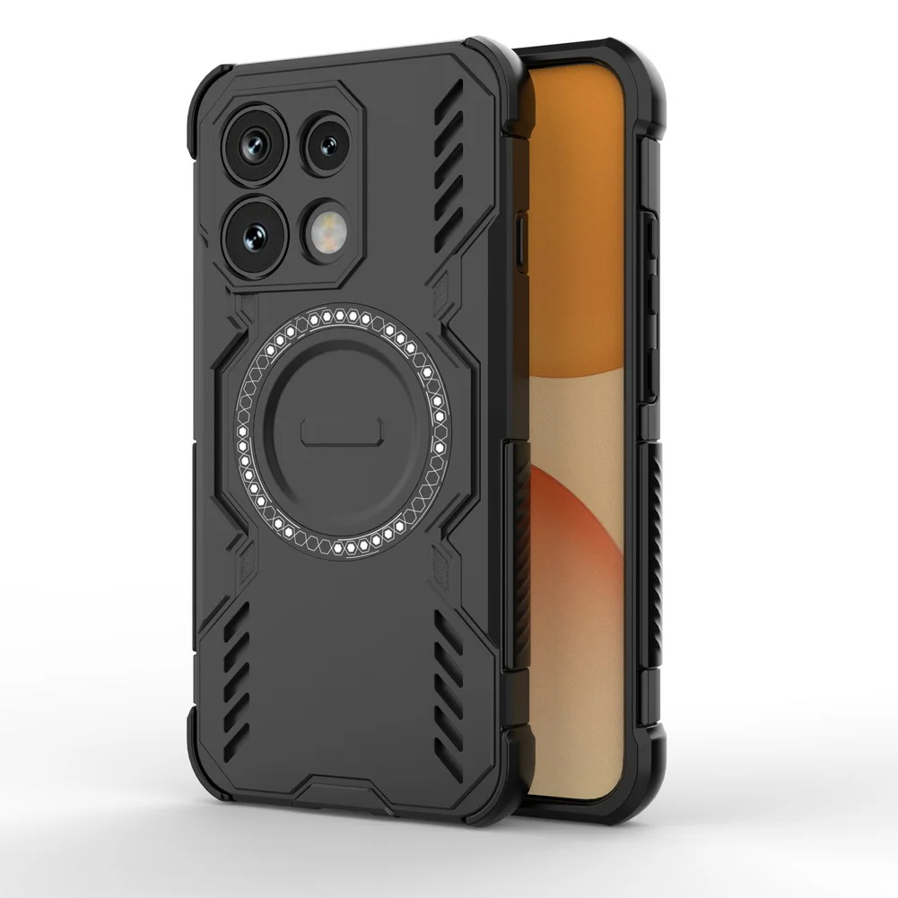 Cooling and Breathable Magnetic Ring Phone Case with Heat Dissipation