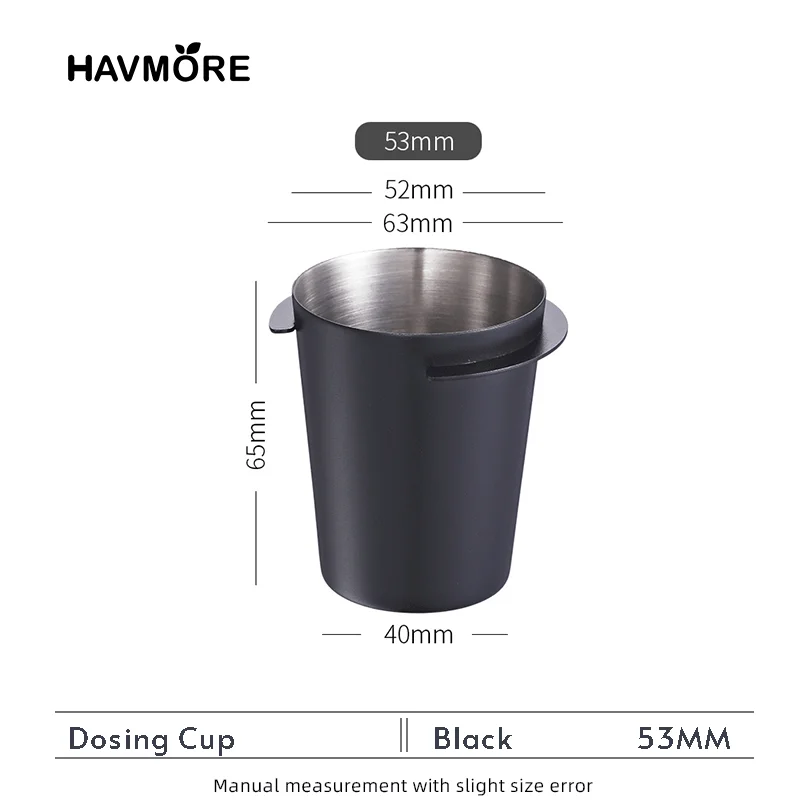Stainless Steel Espresso Dosing Cup - Premium Coffee Powder Holder Accessory