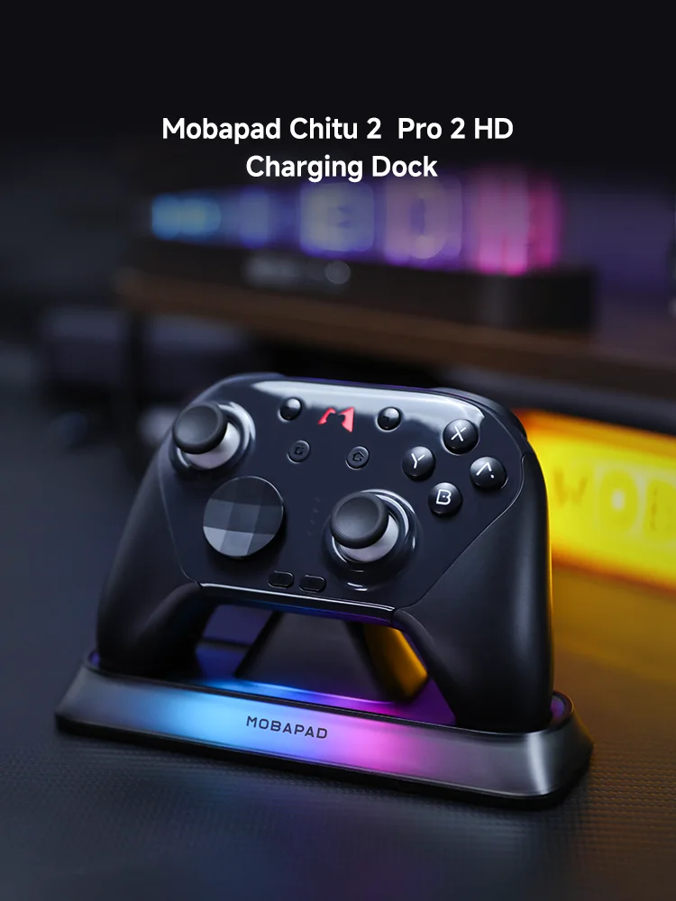 CHITU2 HD 게임 컨트롤러용 MOBAPAD MA20 충전 도크 자동 정지 기능이 있는 충전기 스테이션 보호 장치