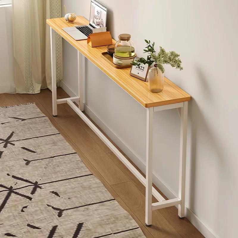 Living Room Sofa Rear Shelf Against The Wall Long Frame Bedroom Side Seam Cabinet Bedside Storage Narrow Shelf Bed Tail Frame