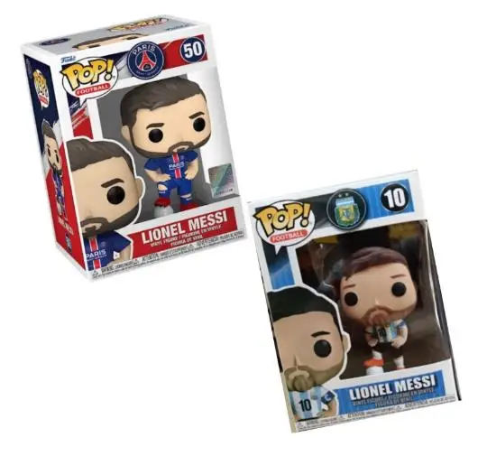 Funko Pop Gost Messi 50 #10 # Vinyl Action Figure Collection Model Toys For Children Regali Di Natale