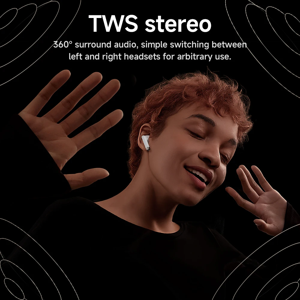 HOCO EQ2 True Wireless ANC Noise-Canceling Earbuds