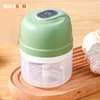 Electric Garlic Purer 100/250ML Mini Electric Garlic Chopper USB Charging Ginger Vegetable Cutter Food Chopper Kitchen Tools 1