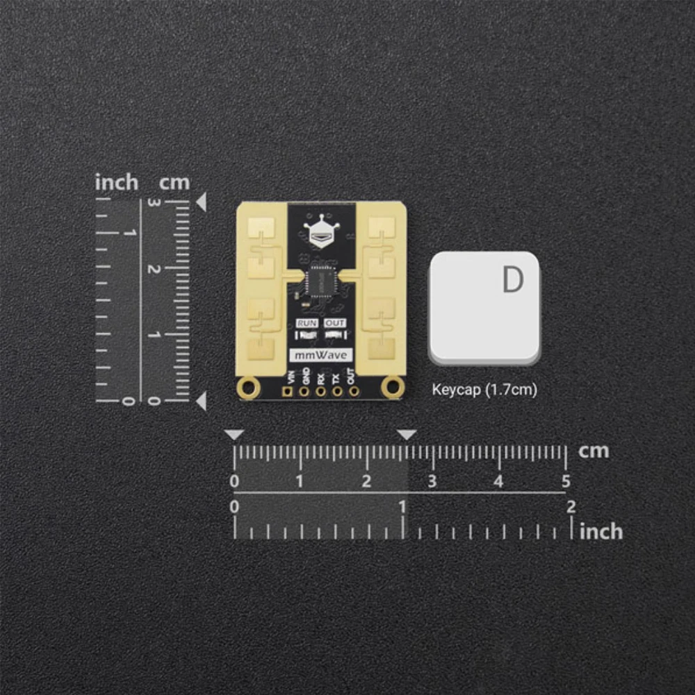 DFRobot mmWave C4001 24GHz �ΰ� ���� �Ÿ� �ӵ� ���� ���� �ǽð� ����͸� ������ ���� 25 ���� UART