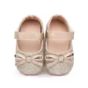 Baby Item Infant Girl Shoes Toddler Bling Bow Trainer Newborn Soft Anti-slip Rubber Sole Bebes Princess Footwear for 1 Year Gift 3