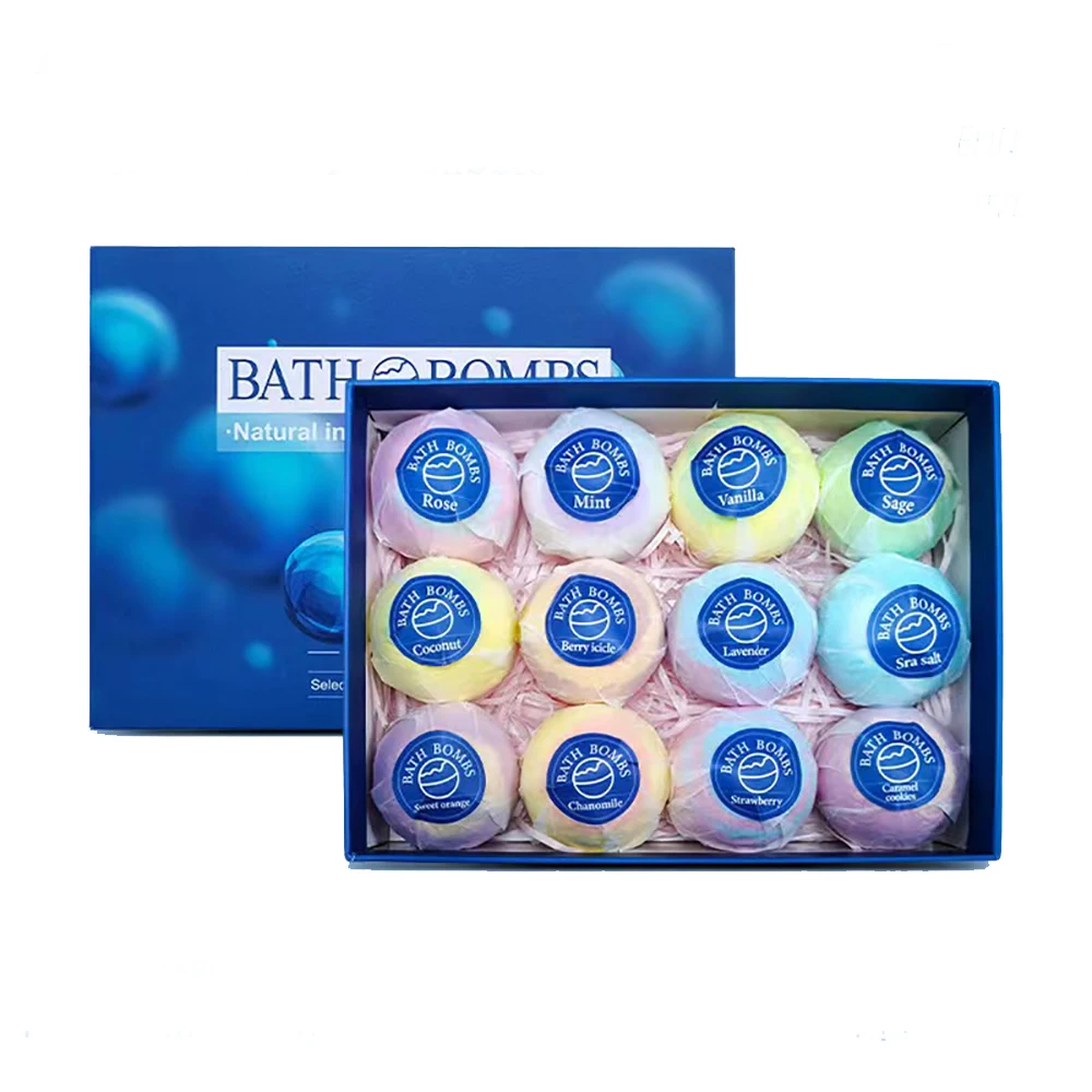 12PCSLotBathBombsBubbleBathEssentialOilSPATakeaBathBall