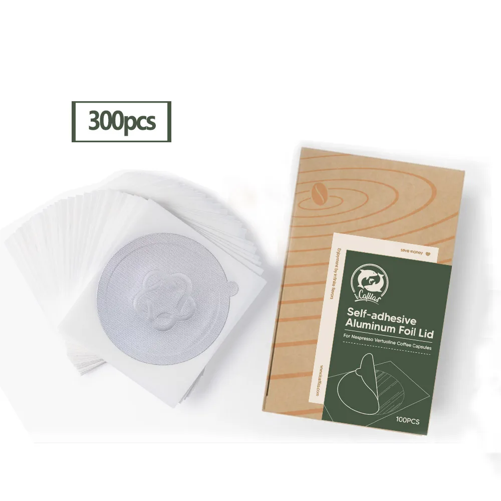 Premium Aluminum Coffee Capsule Seals - Disposable Foil Filter Lids