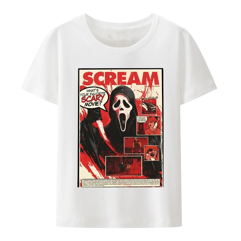 Grito 6 Filme Camisa Horror Filme T-shirt Vintage Scream 2023 Camisa Vamos  Assistir Filme Assistir