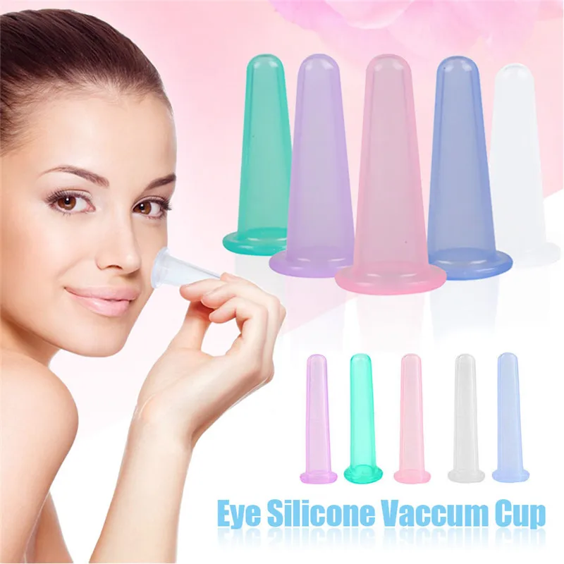 4Pcs Vacuum Cupping Cans For Massage Ventosa Celulitis Suction Cup Chinese Suction Cups Face Neck Massage Cans Anti Cellulite 2