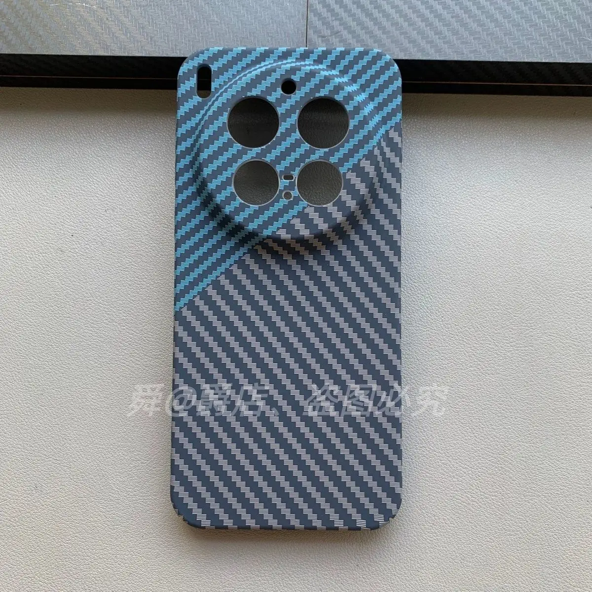 Carbon Fibre Slim Protective Back Cover Case