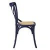 Gear 34.5" Modern Wood Dining Side Chair in Midnight Blue 3