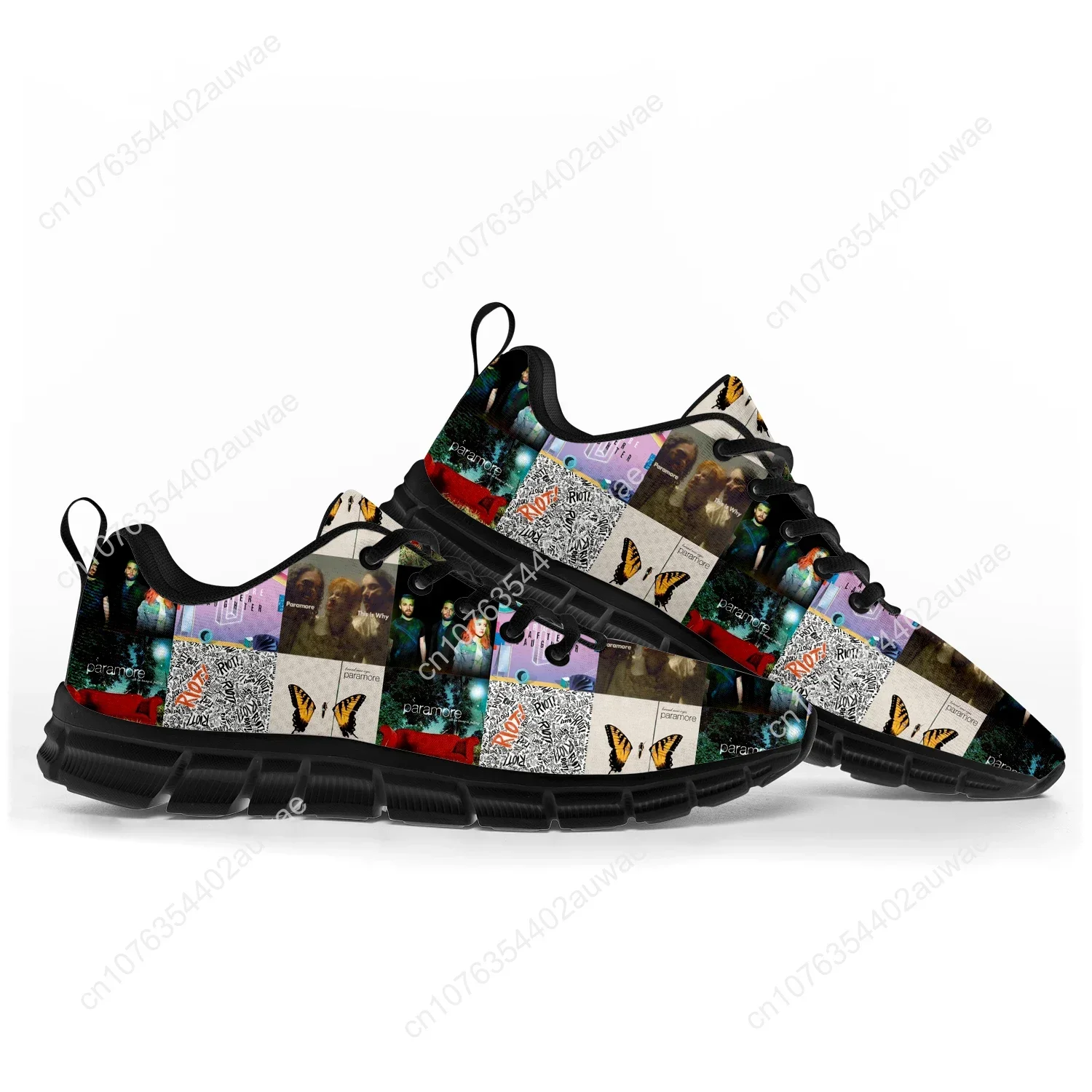 Paramore Rock Band Pop Sports Shoes Mens Womens Teenager Kids Children Sneakers Casual Custom High Quality Couple Shoes Black