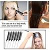 30 Pieces Parting Comb for Hair Rat Tail Comb Steel Pin Rat Tail Carbon Fiber Heat Resistant Teasing Combs(Black) 5