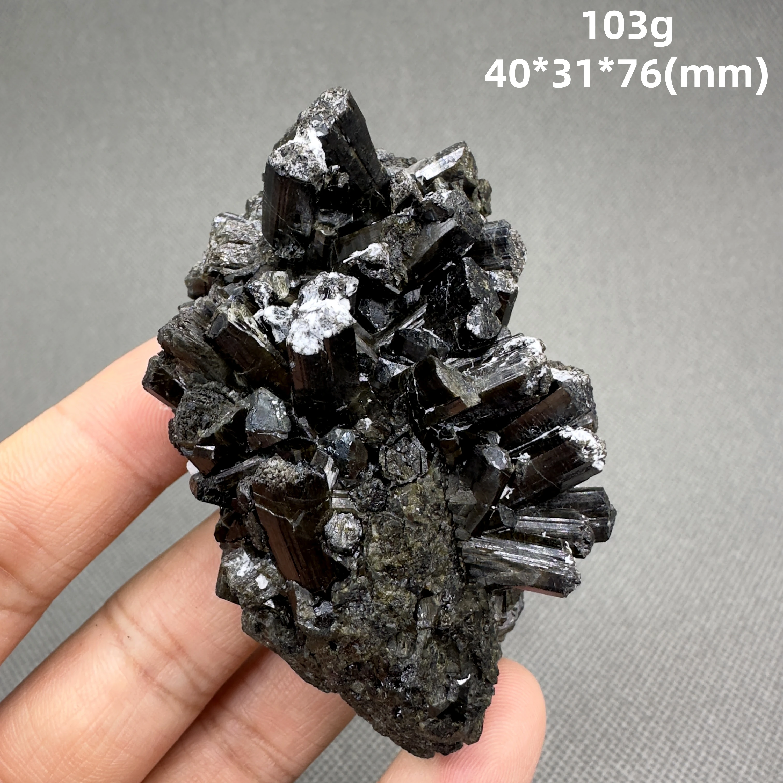 Natural Pakistan tourmaline mineral specimens + healing quartz crystals and stones rock gemstone 3