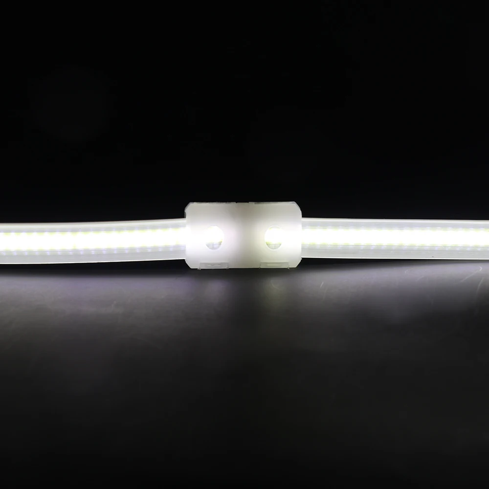 High Density COB LED Strip Connector 2 Pin I Shape FOB Connectors 1/5/10Pcs for 288LEDs/m 360LEDs/m AC 110V 220V Tape Light