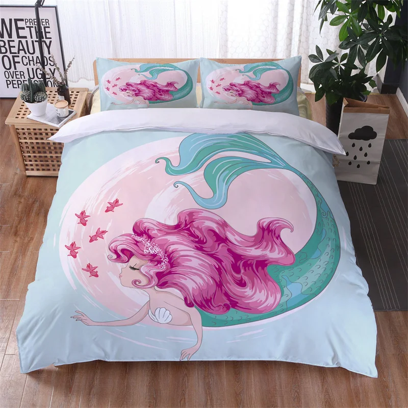 

2/3 шт., Детский Комплект постельного белья с пододеяльником и наволочкой