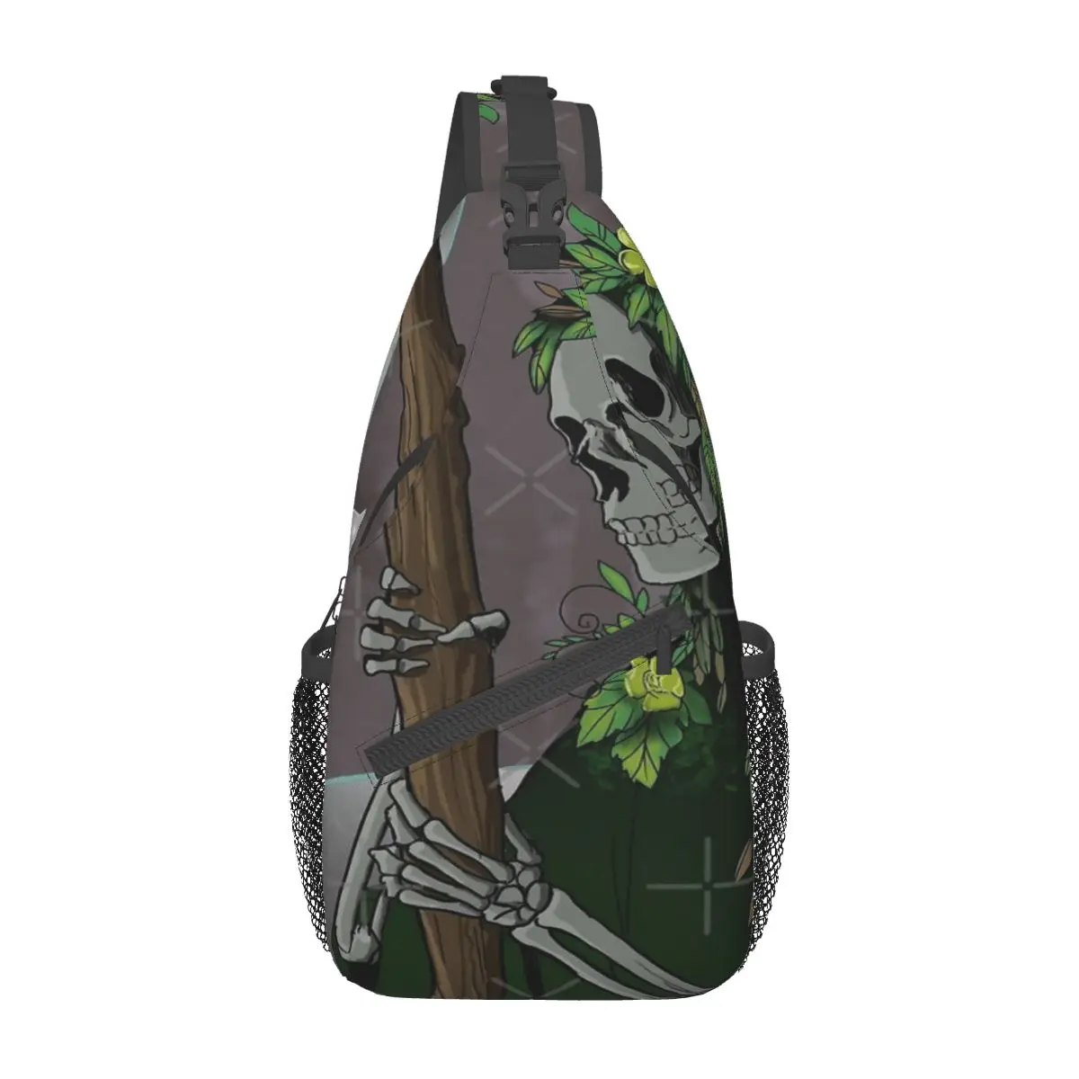 

Reaper Of The Forest Chest Bag Fashionable With Zipper Mesh Bag Travel Cross chest bag Multi-Style