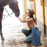 Equestrian Boot Bag Large Capacity Waterproof Equestrian Boot Bag Portable Boot Pouch Riding Boot Bag For Travel 2