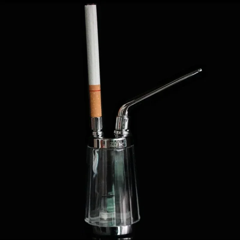 2022 New  Popular Bottle Water Pipe Portable Mini Hookah Shisha Tobacco Smoking Pipes Gift of Health Metal Tube Filter 5
