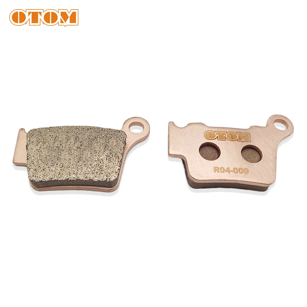 OTOM Motorcycle Rear Brake Pads Motocross Dirt Bike Copper Base Brake Disc R04 For KTM HUSQVARNA SXF EXC-F EXC-R EXC TC TE FC FE
