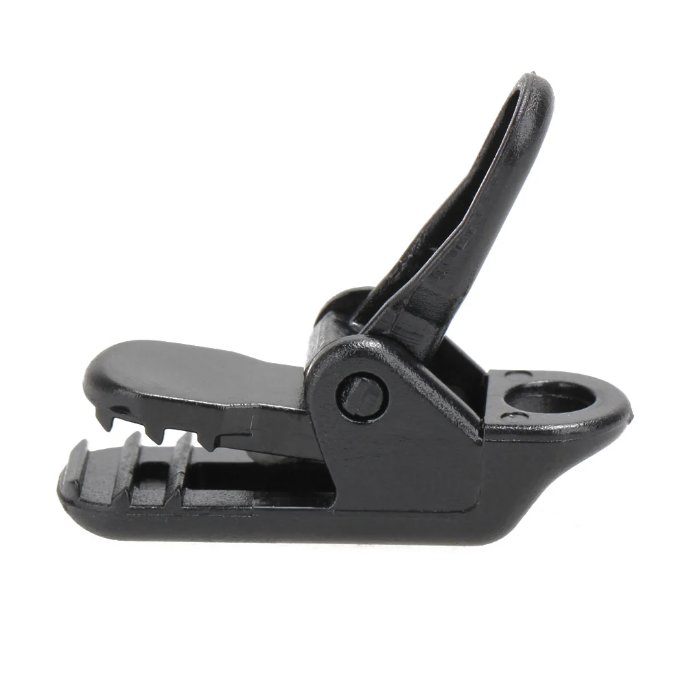 10-50pcs Tent Canopy Plastic Clips Double Hole Tent Rope Adjustable Buckle Curtain Alligator Clip For Outdoor Camping Hiking
