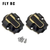 Redcat Ascent 18 Upgrade Parts Brass Differential Covers Front and Rear Axle Diff Cover For Rc Car Crawler Accessories 1/18 3