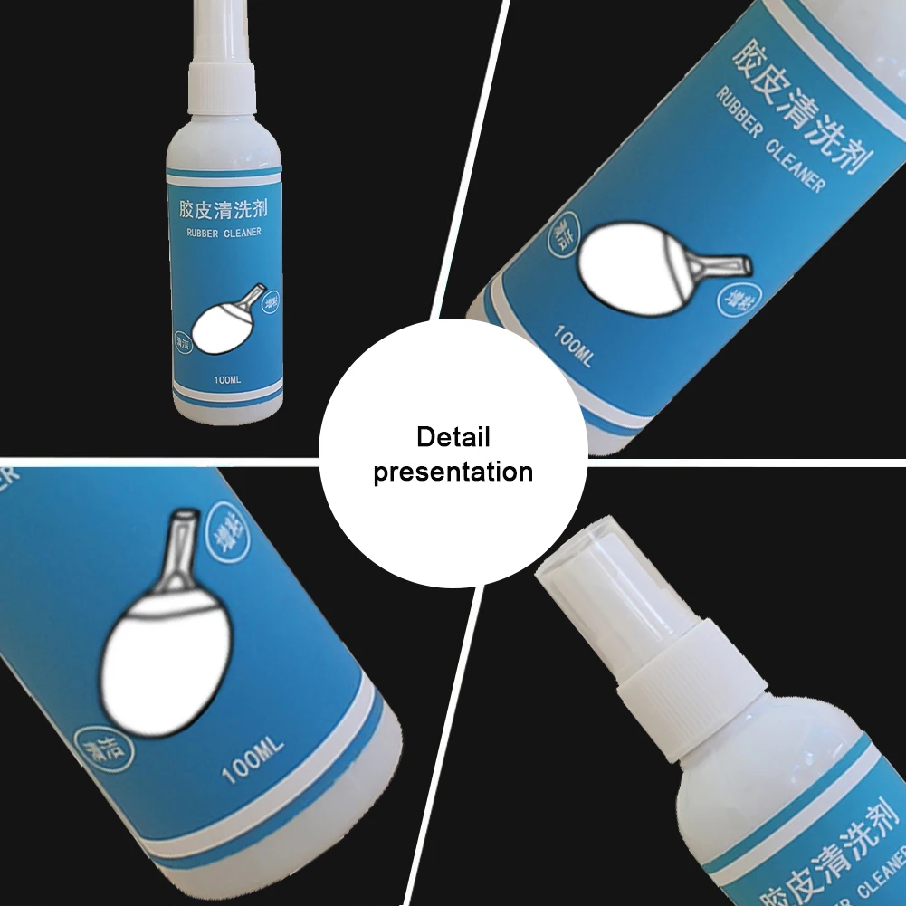 100ML Table Tennis Racket Cleaning Agent Professional Pingpong Racket Rubber Cleaning Care Maintenance Equipment Tackifier