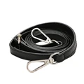 Black silver buckle