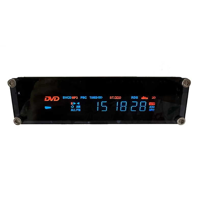 VFD Luminous Digital Clock with Vacuum Screen, Cyberpunk Desktop Decoration, Gift 3