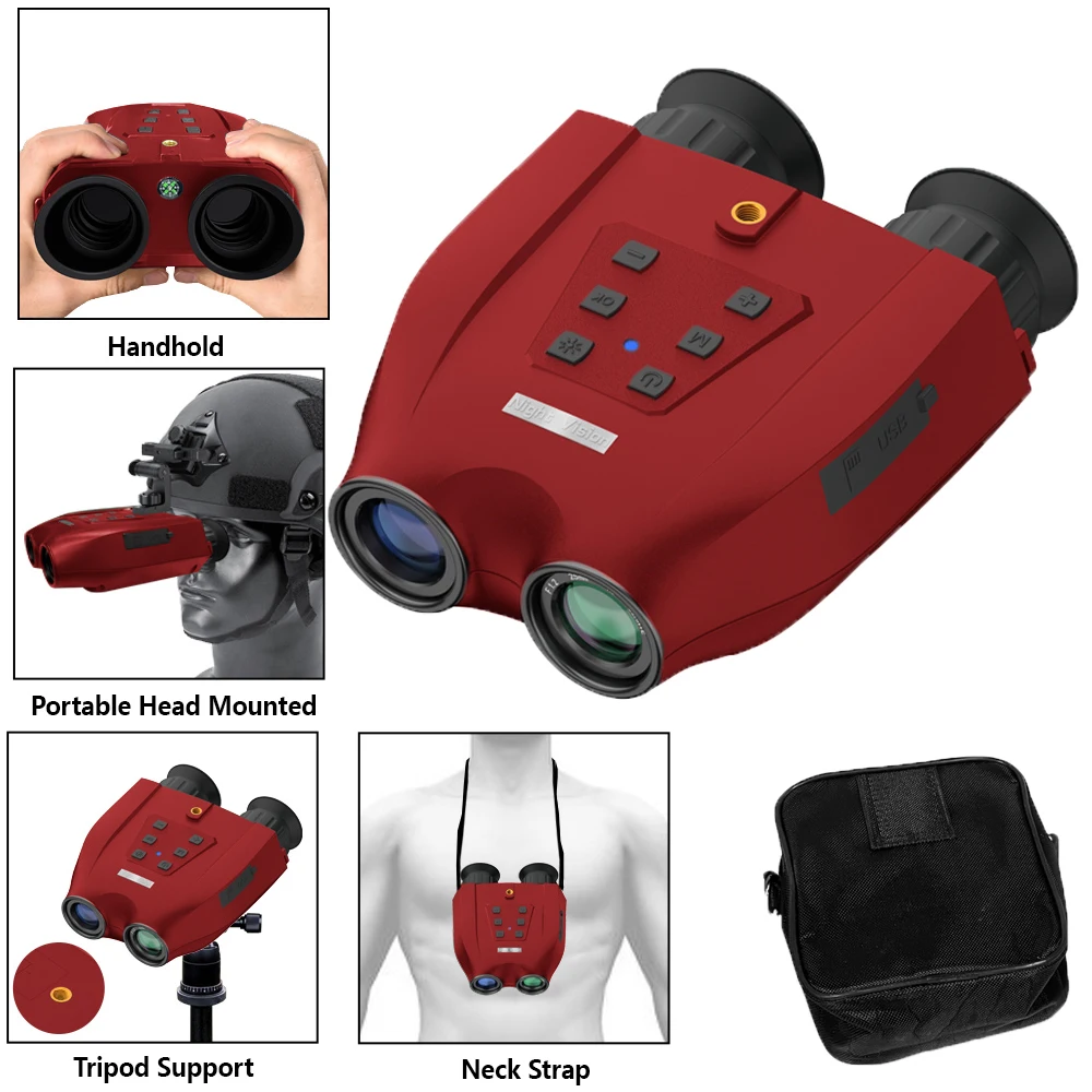 NewDT99300MInfraredBinocularsNightVision25KUHD48MPixels8X