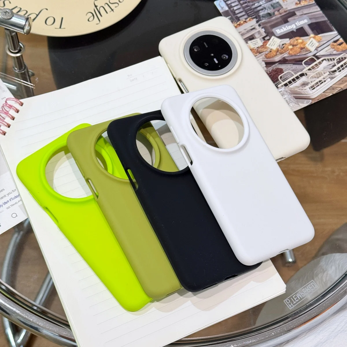 Luxury Fluorescence Neon Color Liquid Silicone Shockproof Bumper Case