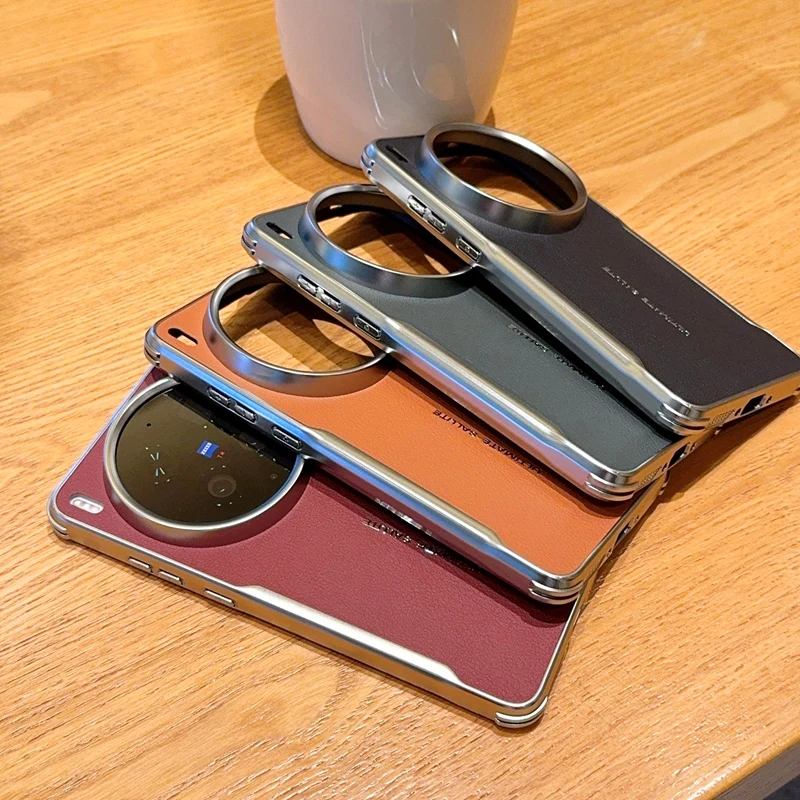 Magnetic Shockproof PU Leather Hard Shell Phone Case