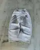 Hip hop Embroidered Oversized Sweatshirt Crown Grey Set Retro Stripe Embroidered Zipper Hoodie Sweatpants Set Mens Two Piece Set 3