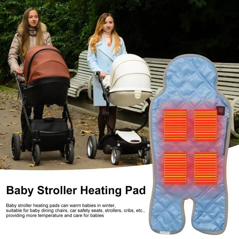 Baby Stroller Heating Pad Warm USB Heated Child Safety Seat Pad universal  Winter Baby mat For Crib Baby Dining Chair u0026 Stroller - AliExpress