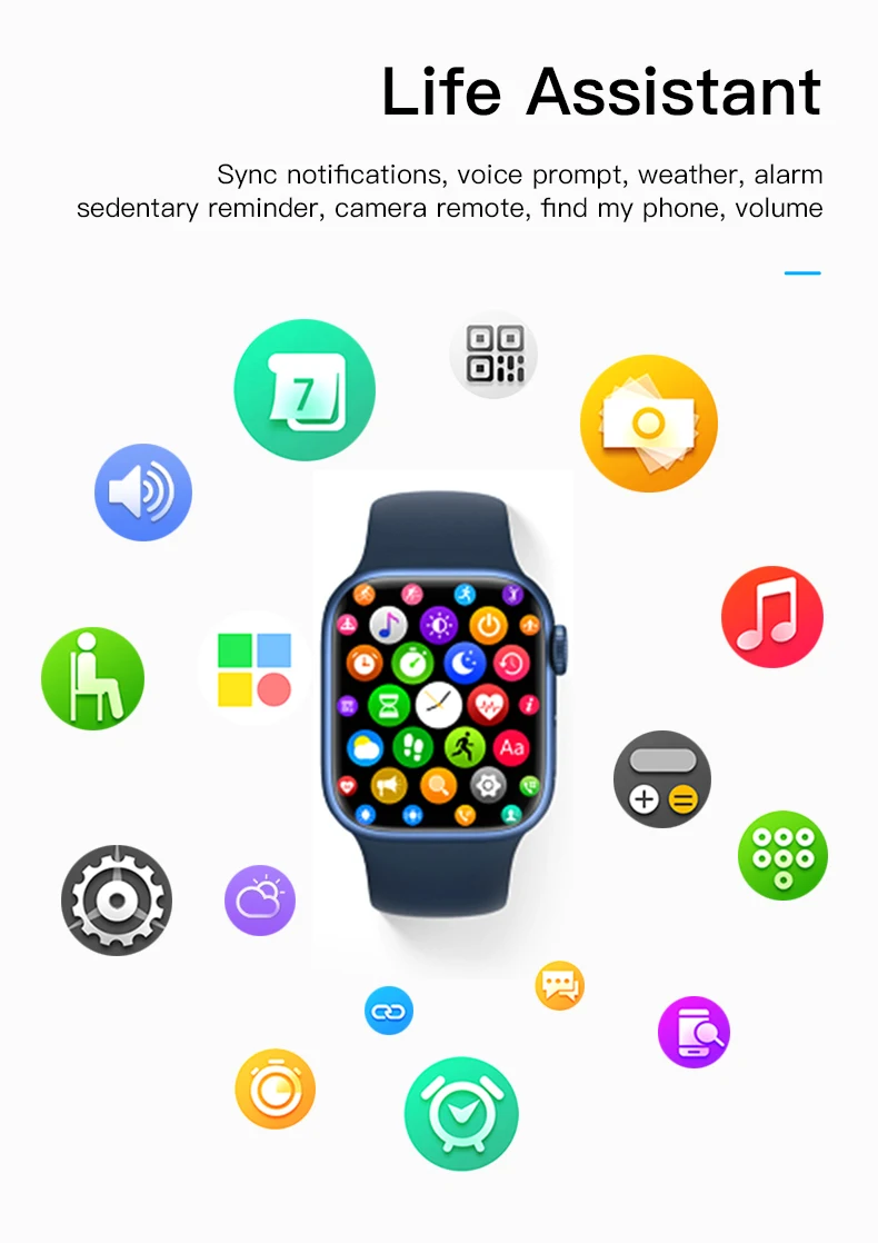 2022 NEW Smartwatch Bluetooth Calls Smart Watch For Men Women Sport Fitness Bracelet Custom Watch Face Sleep Heart Rate Monitor