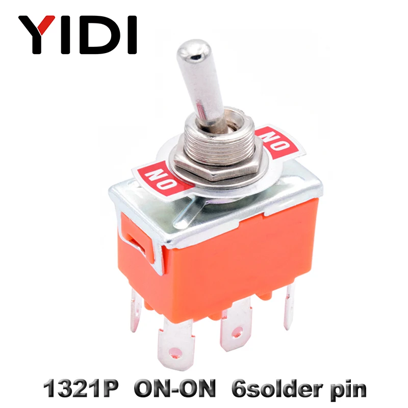 Details about   5sets Maintained Toggle Switch 1221 4Pin 2 Position ON-OFF DPST 15A 250VAC w Cap 