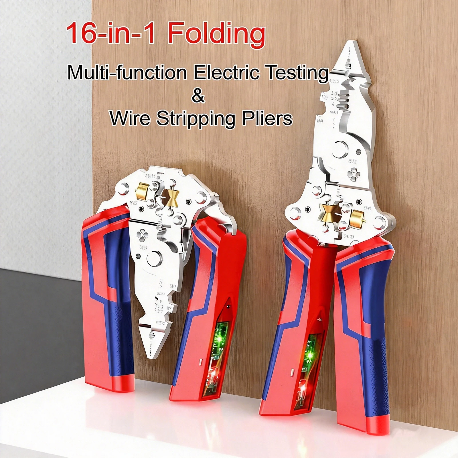 Foldable Wire Stripper 9 In 1 Multitool Electrician Pliers