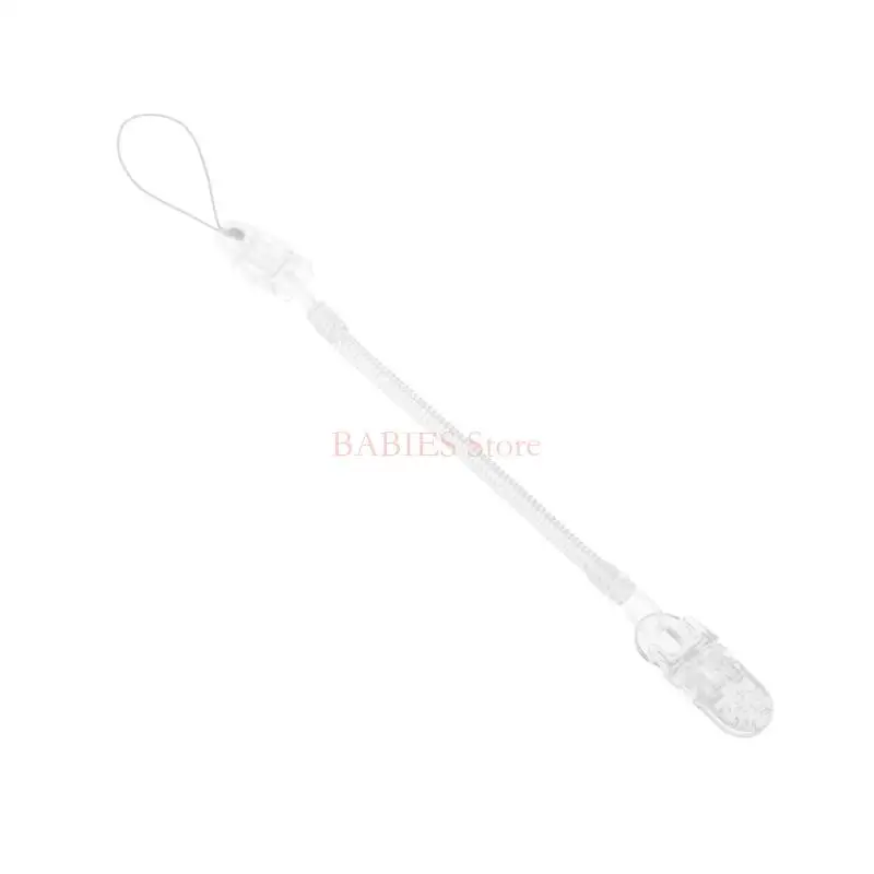 

C9GB Retractable Pacifier Clip Baby Pacifier Holder Clips for Infant Gift for Newborn