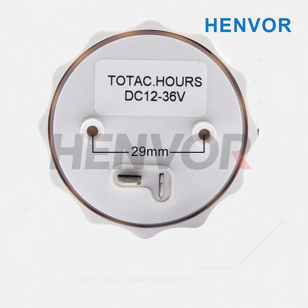 H748 DC12-36V 쿼츠 시간계 카운터 굴삭기 시간계 타이머 건설 기계 엔진 예비 부품