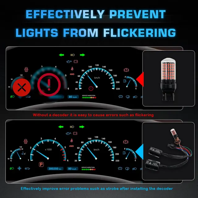 Eliminare Spie Errore Resistenze Lampadine LED T10 W5W Per Auto | Kit 2 Pezzi Per Eliminare Errori Canbus - CAR PASSION Accessori Illuminazione Auto - Foto 6